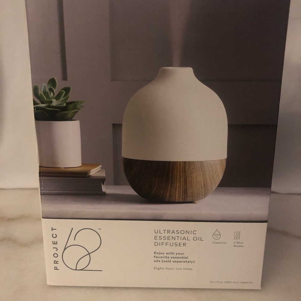 Project 62 Cream and Brown Ultrasonic Diffuser